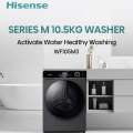 Hisens 10.5 Kg Fully Automatic Inverter WiFi Front Load Washing Machine. 