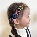 3 pc simple metal star pins for girls and kids. 
