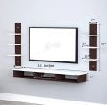 Led tv shelf with Floating wall decoration shelves Mounted Tv shelf Wall hanging decoration shelves Tv entertainment unit With 2 wall decoration shelves customised. 