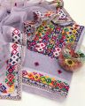 Ari balochi Galla daman  
Dupatta Ari balochi 4 side embroidery 
2 pc suit. 