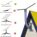 Suitable For Starlink Gen 3 Kit Bracket, Starlink Internet Long Wall Mounting Bracket, Starlink Gen 3 Pipe Adapter..