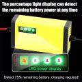 12V 2A Car Battery Charger 220V Power Puls Repair Charger Wet Dry Lead Acid Battery LED Display Moto Truck Battery Charger. 