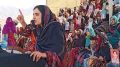 Traditional Soft Linen Balochi Dupatta - Black - 2.5 Meters. 