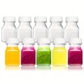 5pcs Plastic Bottles For Liquids - Ginger Shot Bottles With Caps, Wellness Juice Shot  Drink Containers For Homemade Beverages. 