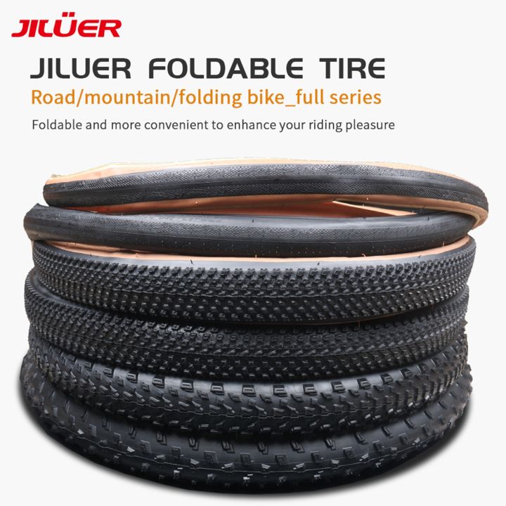 Jiluer MTB Tires 26 27.5 29 Inch Tyres Road Bike 700x25C 28C Foldable ...