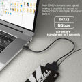 USB 3.0 to SATA/Type-C Adapter Sata Cable 2.5/3.5 Inch SSD HDD SATA III Hard Drive Disk with 12V/2A Power Adapter. 