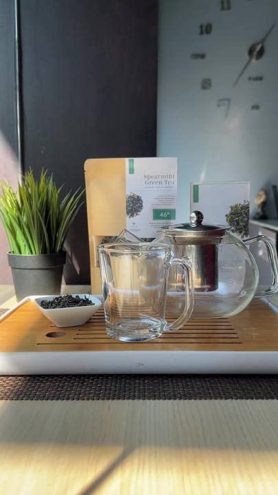 Spearmint Green Tea For Weight Loss and Fresh Breath - Nepal Tea Exchange- 100g