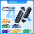 Lemorele 4K Wireless HDMI Transceiver Video Transmitter and Receiver Extender Kit for Camera PC Laptop Monitor Projector HDTV.