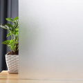 Self-adhesive glass sticker window decal matte white frosted window film privacy anti-ultraviolet for home office bathroom. 