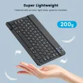10 Inch Bluetooth Keyboard for IPad Android Tablet Smart Phone Ultra-thin External Charging Wireless Keypad. 