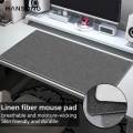 Linen Desk Mat, Large Gaming Mouse Pad, Computer Desk Pad Keyboard Mat for Gamer Office Home.