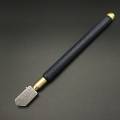 TOYO TC-17 Oil Glass Cutter Metal Handle Diamond Straight Head Cutting Tool New Black 17.5cm. 