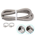 24mm Diesel Parking Heater Stainless Steel Exhaust Pipe 0.6/1/1.2/2M Universal for Eberspacher Webasto Car Heater Parts.