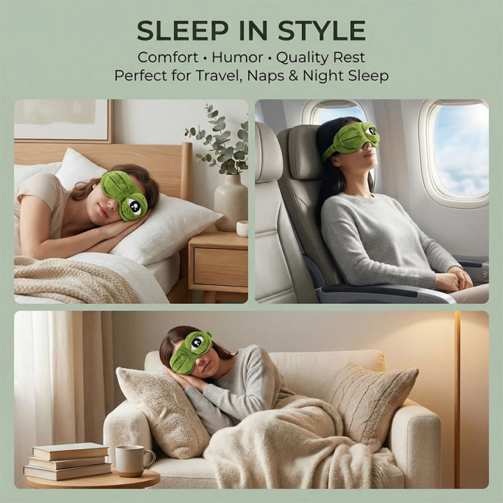 3D%20Frog%20Sleeping%20Mask%20Natural%20Eye%20Mask%20for%20Sleep%20Creative%20Super%20Soft%20Funny%20Eye%20Cover%20Portable%20Blindfold%20Travel%20Office%20-%20Image%205
