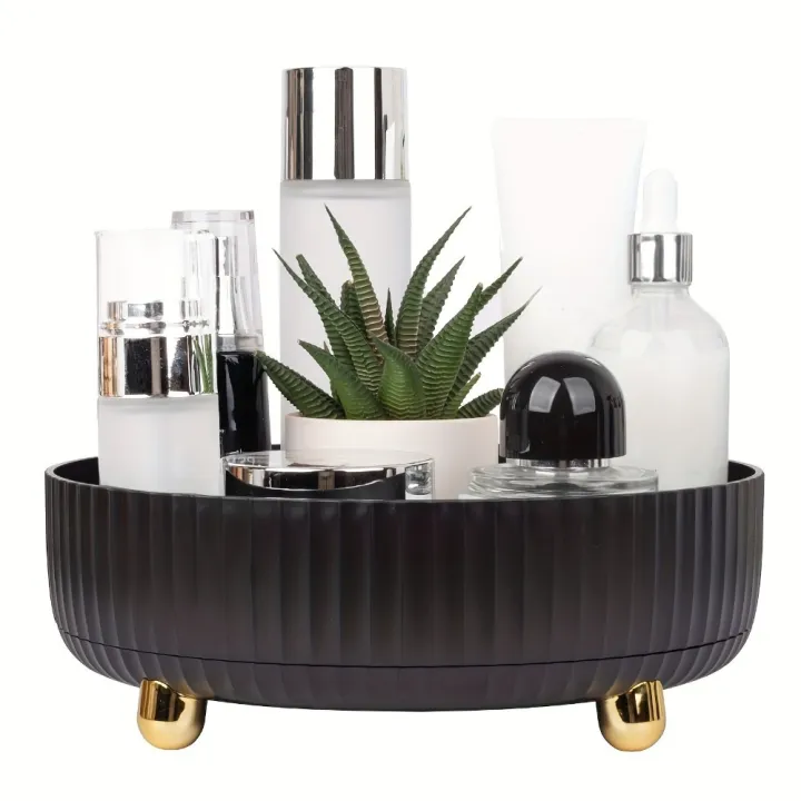 1pc%20360%C2%B0%20Rotating%20Makeup%20Perfume%20Organizer,%201pc%20Large%20Capacity%20Vanity%20Storage%20Tray,%20Multifunctional%20Cosmetic%20Organizer%20Round%20Hol%20-%20Image%203