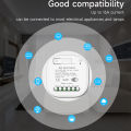 Tuya WiFi RF433 Mini Smart Switch Control Wireless Relay APP Remote Control Home Opening Disconnecting With Alexa  Home. 