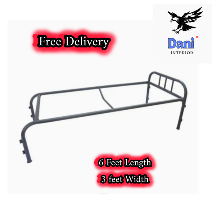 Fixed Cot Fixed Army Bed _ Grey ( Army Cot ) | Daraz.pk
