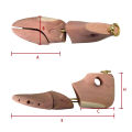 Men's and Women's Single Tube Adjustable Red Cedar Short Boots Wood Shoe Tree. 