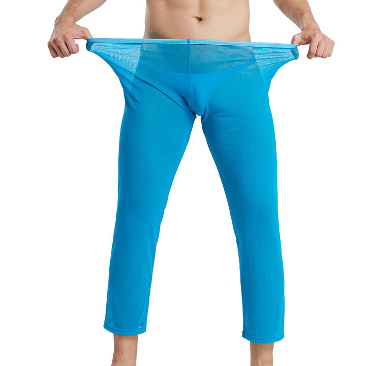 Men's%20%20Soft%20Mesh%20Sheer%20See-through%20Stretch%20Pants%20Trousers%20Sleepwear%20Hot%20Translucent%20Men%20Pants%20Homewear%20-%20Image%202