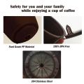 6pcs/Set Reusable Coffee Capsule For Nescafe Dolce Gusto Machine Refillable Coffee Capsule Filter Cup Kit with Spoon and Brush. 