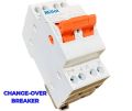 63A 2-Pole Changeover Breaker Manual Transfer Switch | Heavy Duty Breaker-Type Changeover Switch for Generator/Solar Power & Mains (Home/Commercial). 
