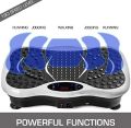 New Electric 3d Vibration Platform Exercise Machine Whole Body Workout Machine Fitness Adjustable Speed Remote Control With Touch Display Whole Body Workout Vibrating Fitness Platform Massager Loop Bands Home Training Equipment for Weight Loss Toning. 