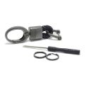 Metal Keychain Creative New Woven Rope Car Key Key Chain Key Ring Martin Buckle Small Gift. 