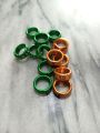 Stainless Steel RAW Parrots Leg Rings Colorful (1pc). 