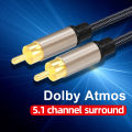 HiFi 5.1 SPDIF Coaxial Cable 1m 1.5m 2m 3m 5m 8m 10m Video Cable for TV Amplifier Speaker Soundbar. 