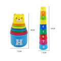 Kid Brain Response Battle Fold Cup Hand Speed Competition Fold Cup Baby Stack Game Early Education Puzzle Train Board Games Toy. 