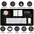 Candlestick Patterns Leather Desk Pad Mouse Protector Non-Slip Large Mouse Pad Home &Office Desk Mat PU Leather Laptop Desk Pad.