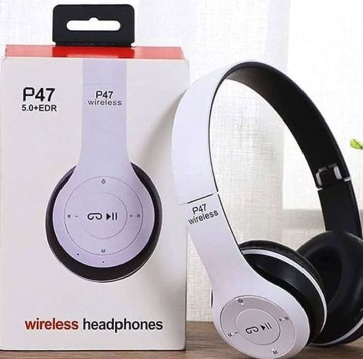 P47%20Wireless%20Bluetooth%20Headphone%20Stereo%20Earphone%20with%20SD%20Card%20Slot%20-%20Image%202