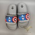 Vidview Children's Sandals, Slip-On Type, Adda 5Td22-B6, Captain America Pattern, Children's Shoes, Size 28-35. 