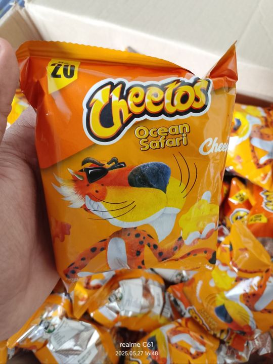 Cheetos Ocean Safari – Pack of 24 Pieces | Fun Ocean Safari Flavour | Affordable Snack for Kids