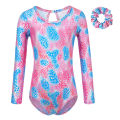 Girls Gymnastic Leotards Long Sleeve Unicorn Mermaid Unitard Sparkly Tumbling Dance Leotards for Kids 2-10 Years.