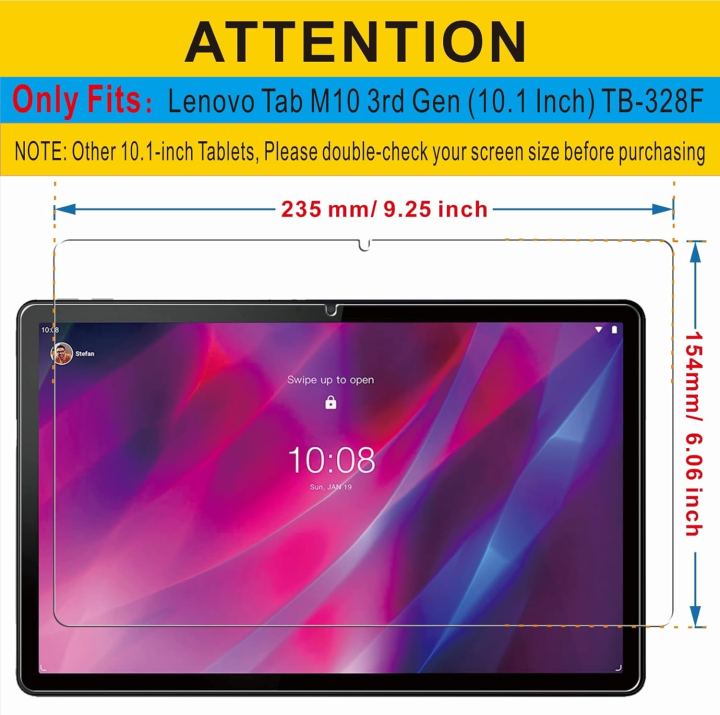 10.1%20inch%20Screen%20Protector%20for%20%20Tab%20M10%20(3rd%20Gen)%2010.1"%202022%20Release%20TB328FU%20TB328XU%20Tempered%20Glass%20Film%20%5B%20235mm%20*%20154mm%20%5D%20-%20Image%202