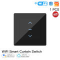 MOES Tuya WiFi Smart Curtain Touch Switch for Motorized Curtains and Roller Blinds Work with Smart Life App Alexa  Home. 