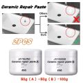 2pcs/set White Porcelain Repair Kit Ceramic Repair Paste Tile Tub Toilet Sink Shower Kits Chip Crack Hole Scratches Fix Adhesive. 