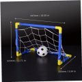 1PC Indoor Mini Folding Soccer Goal Net Plastic Football Post Frame Set Inflatable Kids Sport Toys For Indoor Outdoor Team Games. 