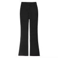 Woman American High Waist Slim Fit Bell Bottom Jeans Female Fashion Y2k Flare Pants Girls Elastic Designer Black Denim Trousers. 