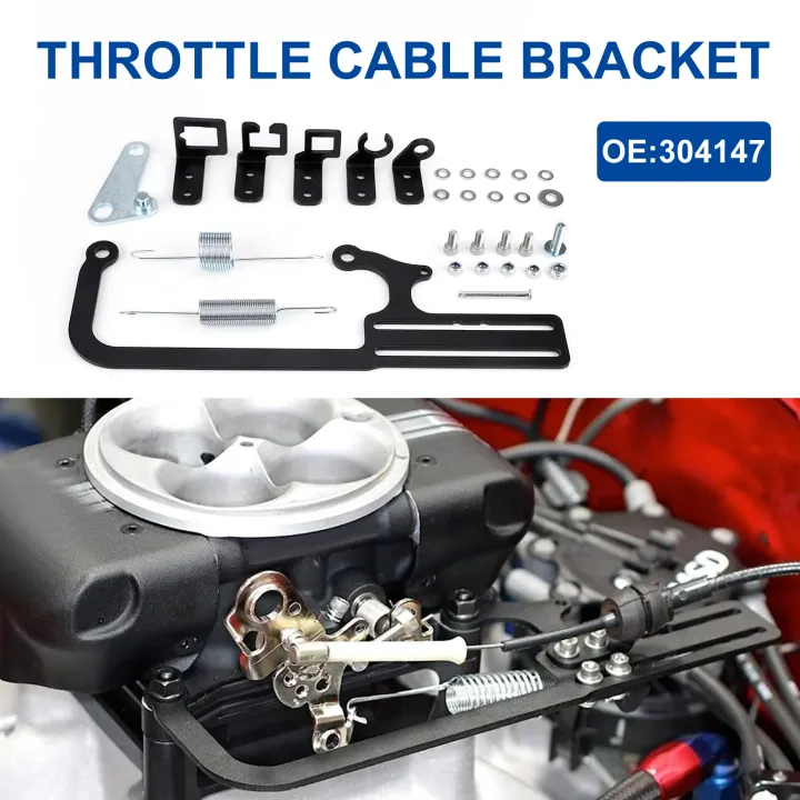 Throttle%20Cable%20Mount%20Bracket%20Cable%20Mounting%20Kit%20304147%20For%20EZ%E2%80%91EFI%20For%20Automatic%20Transmission%20TV%20Cables%20GM%20700R4%20Transmissions%20-%20Image%206