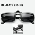 4 Color Grey Lenses Polarized Sunglasses Clip On Flip Up UV 380 Driving Fishing Night Vision Glasses Clips.