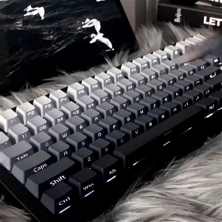 2025 New Original Daylight Cherry Keycaps PBT Translucent Gradient ...