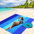 1pc Oversized Waterproof Beach Blanket for 4-7 Adults - Quick Drying Sandproof Picnic Mat for Outdoor Travel Camping Lightweight. 
