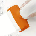 Reusable paint roller brush, wall repair and decoration tool, refillable bottle dispenser, container only, without paint. 