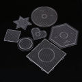 2.6mm Hama Beads Template DIY Perler Square Pegboard Fuse Beads Tool Educational Tangram Jigsaw Puzzle Template Kids Toy. 