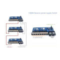 Reverse POE Switch 2F8E Gigabit Fast Ethernet switch Converter Ethernet Fiber Optical Media Converter PCBA  12VIN 12VOUT. 