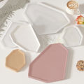 Irregular Geometric Coaster Tray Casting Mold, Concrete Plaster Silicone Mold, Polygonal Jewelry Display Storage Handmade Mold.