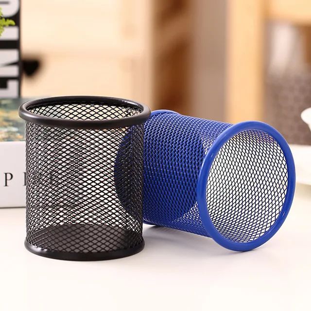 desktop%20table%20promotion%20custom%20multi%20purpose%20single%20stand%20office%20mesh%20metal%20black%20pencil%20cup%20pen%20holder%20-%20Image%204