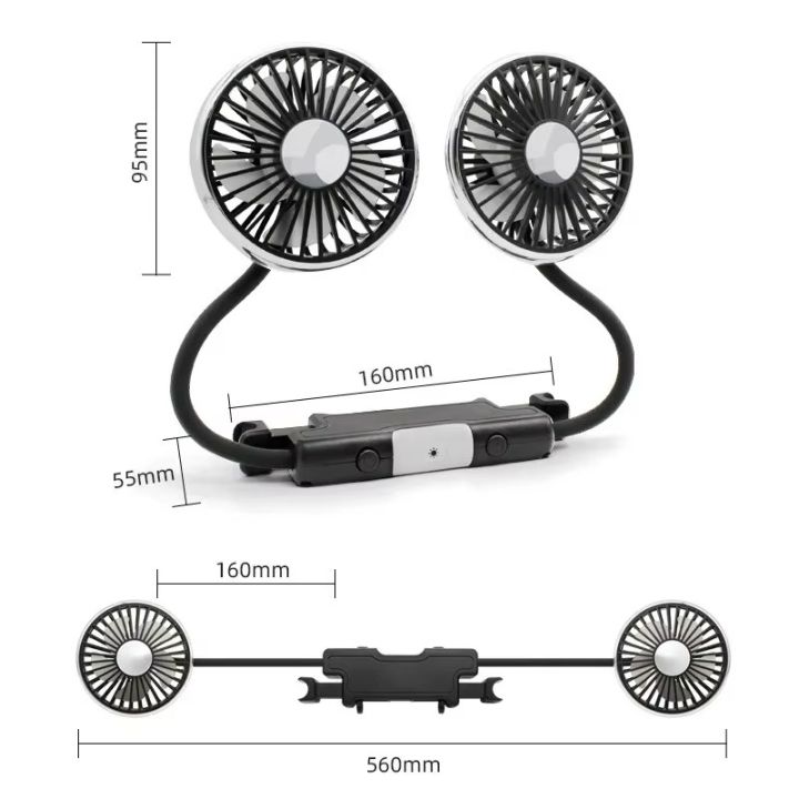 360%C2%B0%20Rotation%20Double%20Head%20Car%20Back%20Seat%20Fan%205%20Fan%20Blades%203-speed%20Wind%20Adjustment%20USB%20Auto%20Cooling%20Fans%20for%20Summer%20Car%20Accessorie%20-%20Image%208
